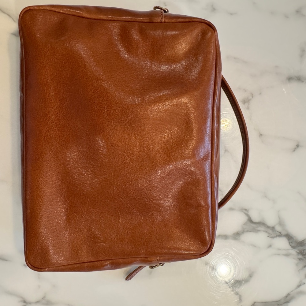 Clare V maribel brown top handle crossbody bag - Picture 4 of 13